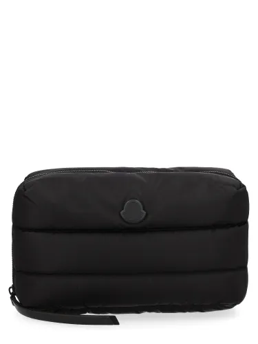 Beauty case "caradoc" con patch logo - moncler - Modalova
