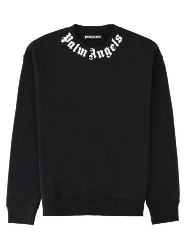 Palm angels felpa con logo - palm angels - Modalova