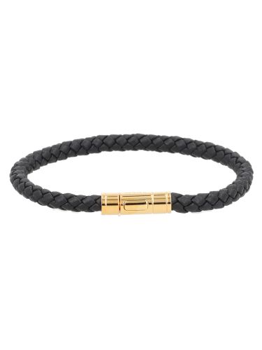 Bracciale in pelle intrecciata - tom ford - Modalova