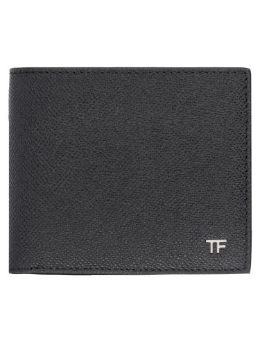 Portafoglio bi-fold in pelle - tom ford - Modalova