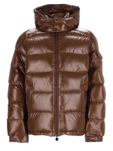 Piumino "maya" con cappuccio - moncler - Modalova