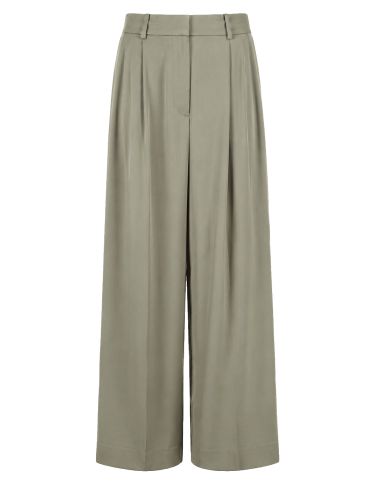 Pantalone ampio in raso - michael by michael kors - Modalova
