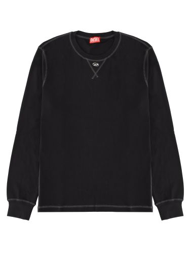 T-shirt "oval d" a manica lunga - diesel - Modalova