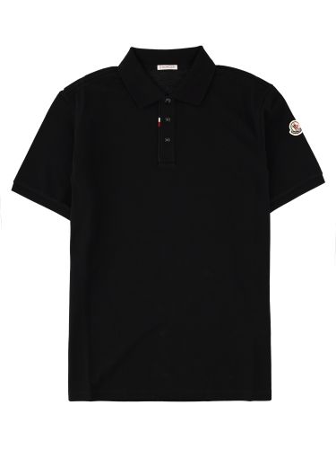 Moncler polo in cotone - moncler - Modalova