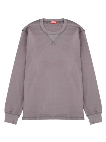 T-shirt "oval d" a manica lunga - diesel - Modalova