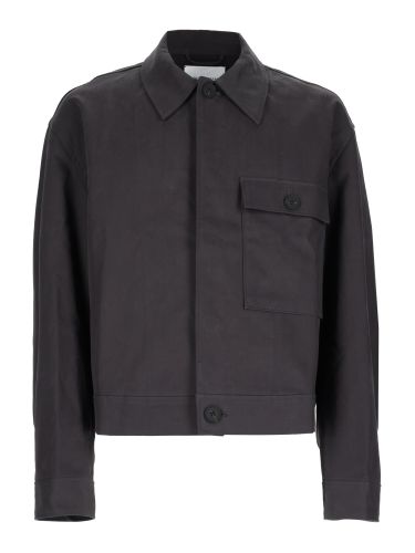 Giacca cropped in cotone - studio nicholson - Modalova