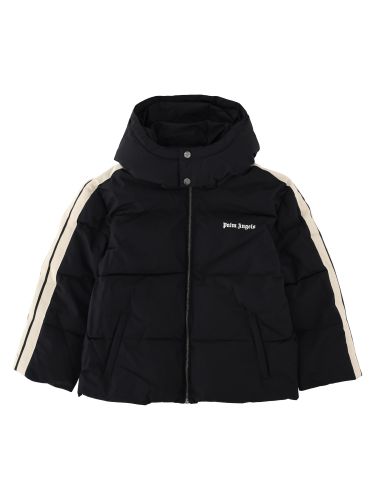 Piumino trapuntato con cappuccio - palm angels - Modalova