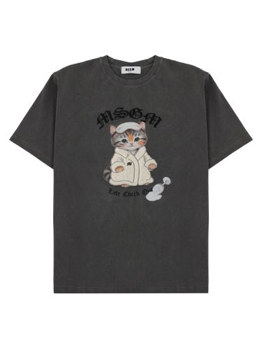 Msgm t-shirt con stampa - msgm - Modalova
