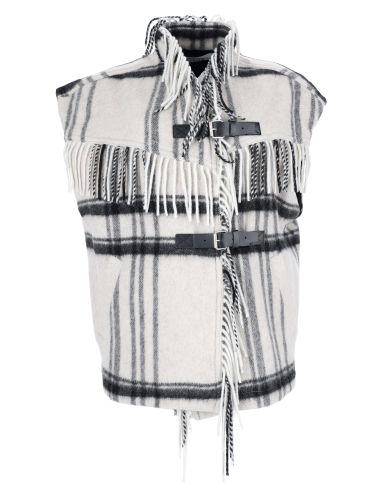 Gilet "ginesa" con frange - marant étoile - Modalova