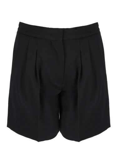 Shorts in drap di lana - max mara studio - Modalova