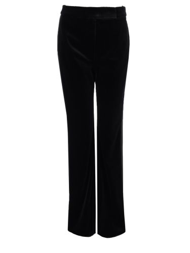 Pantalone smoking in velluto - max mara studio - Modalova