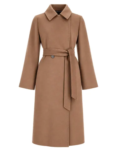 Cappotto doppiopetto in lana - max mara studio - Modalova