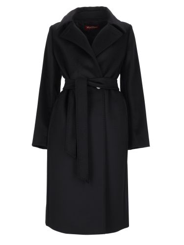 Cappotto a vestaglia in lana - max mara studio - Modalova