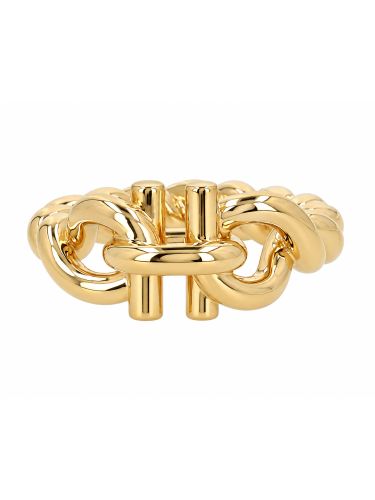 Anello ferma foulard "gancini" - ferragamo - Modalova