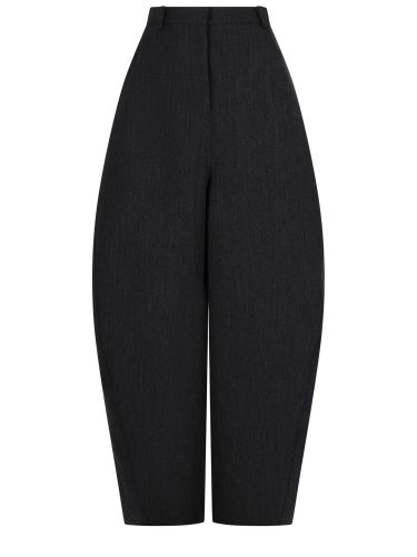 Balenciaga pantalone barrel in lana - balenciaga - Modalova