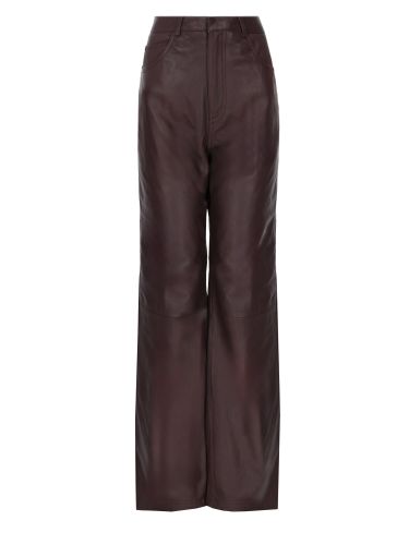 Rotate pantalone in pelle - rotate - Modalova