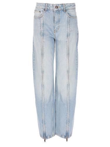 Jeans dritto in con zip - rotate - Modalova