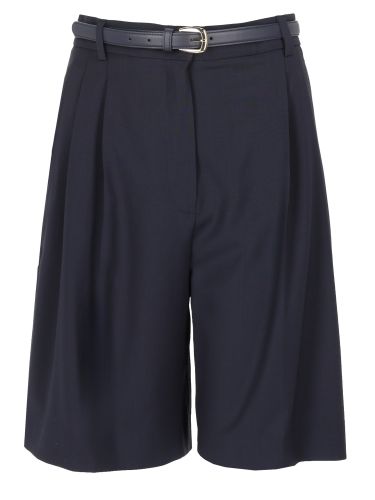 Bermuda in tela di lana - max mara studio - Modalova