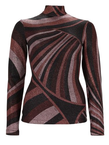 Top in lurex con stampa "iride" - pucci - Modalova