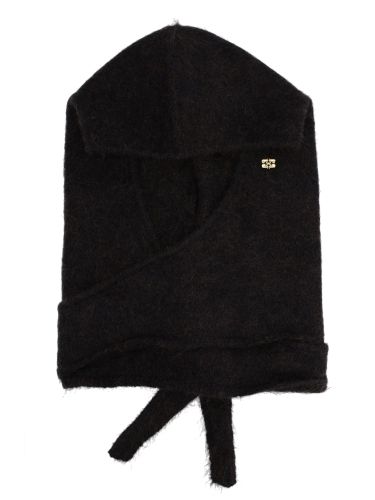 Balaclava in misto lana e mohair - ganni - Modalova
