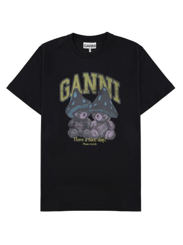 Ganni t-shirt con stampa - ganni - Modalova