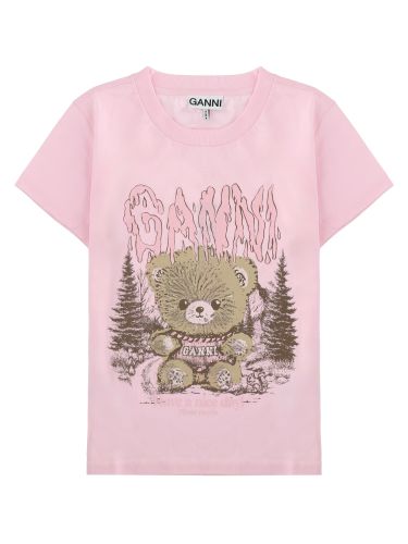 Ganni t-shirt con stampa - ganni - Modalova
