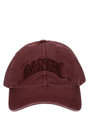 Ganni cappello da baseball con logo - ganni - Modalova