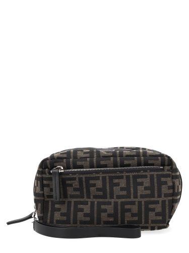 Beauty case con doppia zip small - fendi - Modalova