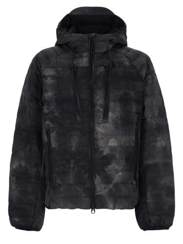 Giacca imbottita "tie-dye" con cappuccio - jg1 - Modalova