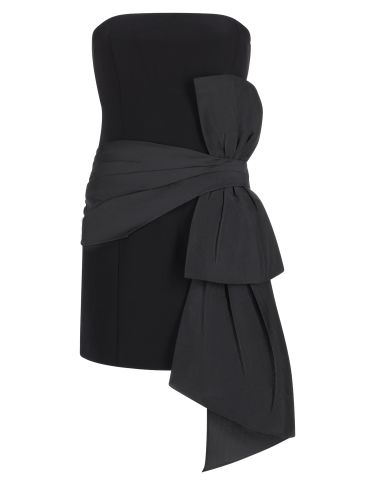 Rotate abito bustier con fiocco - rotate - Modalova