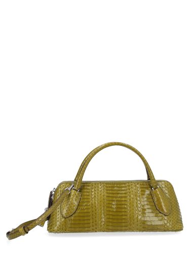 Borsa "lock" in pelle di serpente - tory burch - Modalova