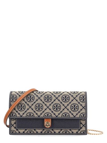 Portafoglio con catena t monogram - tory burch - Modalova