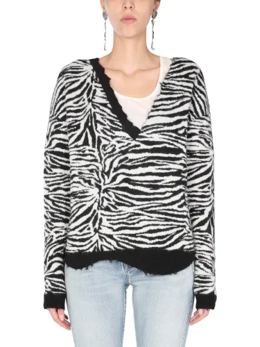 Saint laurent v-neck sweater - saint laurent - Modalova