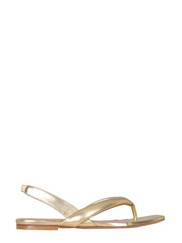 Leather slingback sandals - gia borghini - Modalova