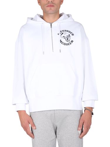 Skull" sweatshirt - alexander mcqueen - Modalova