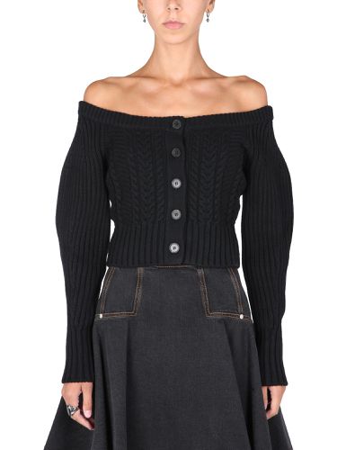 Alexander mcqueen knitted cardigan - alexander mcqueen - Modalova