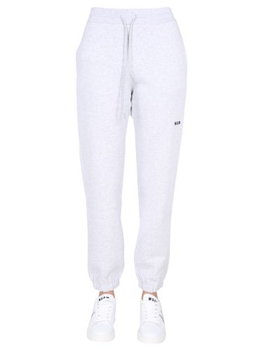 Msgm jogging pants with logo print - msgm - Modalova