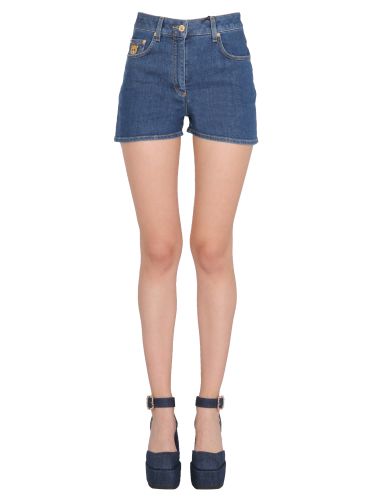Bermuda with embroidered teddy - moschino - Modalova