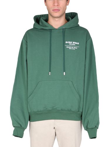 Sweatshirt with embroidered college - gcds - Modalova