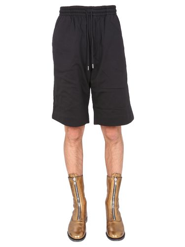 Cotton blend sweat shorts - dries van noten - Modalova