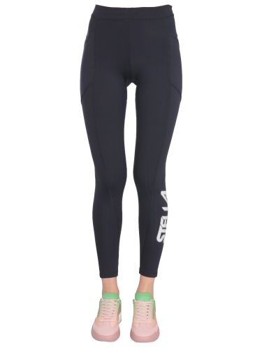 Leggings with scuba logo - stella mccartney - Modalova