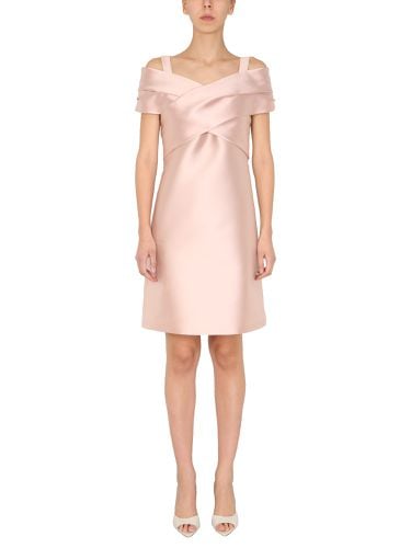 Boat neckline dress - alberta ferretti - Modalova