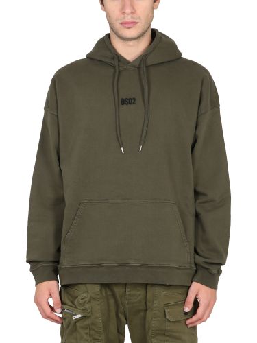 Dsquared sweatshirt with mini logo - dsquared - Modalova