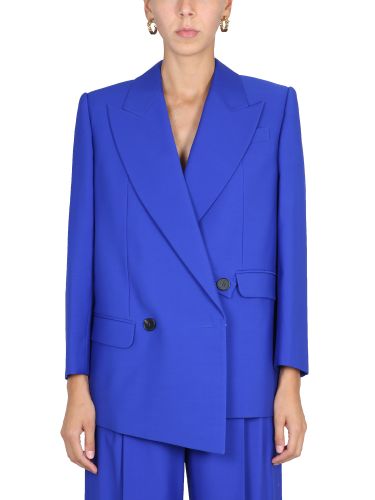 Structured double-breasted jacket - alexander mcqueen - Modalova