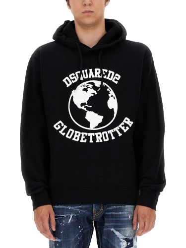 Dsquared2 globetrotter sweatshirt - dsquared2 - Modalova