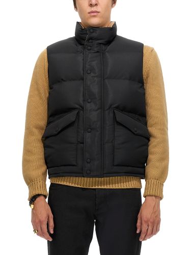 Graffiti logo print down vest - alexander mcqueen - Modalova