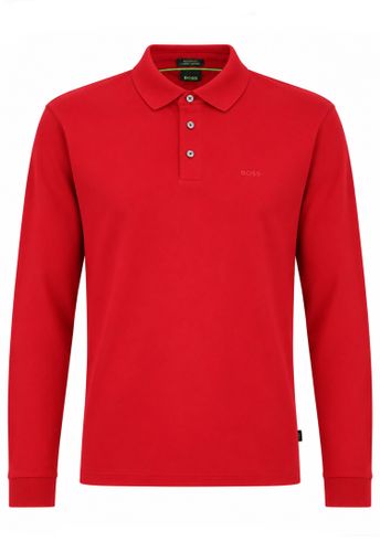 Boss polo with logo embroidery - boss - Modalova