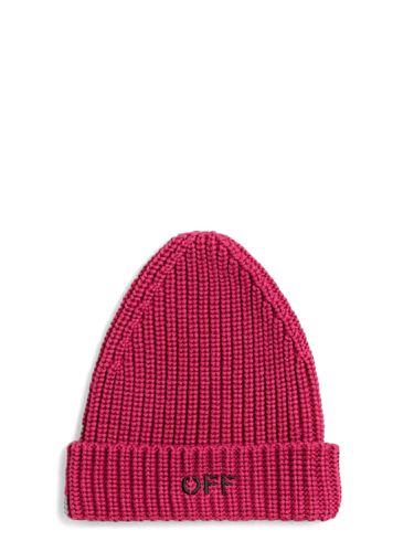 Off-white cappello beanie con logo - off-white - Modalova