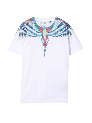 T-shirt con stampa ali - marcelo burlon county of milan - Modalova