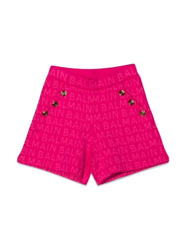 Balmain bermuda gold side buttons - balmain - Modalova